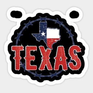 Texas Border, I Stand With Texas, Texas Support Sticker